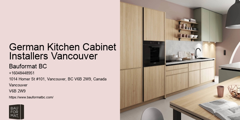 German-made kitchen cabinet solutions Vancouver