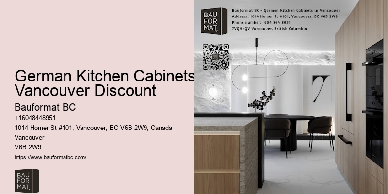 German-inspired kitchen cabinetry Vancouver