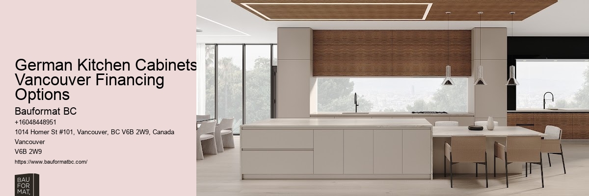 Vancouver's innovative German kitchen cabinets