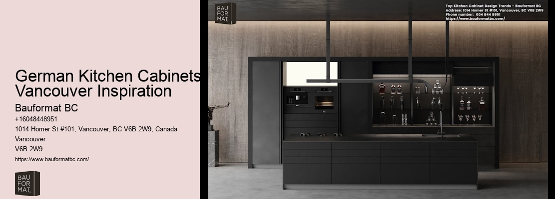 Vancouver's innovative German kitchen cabinet makers