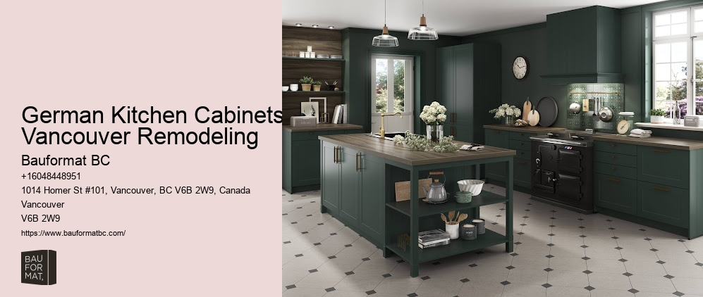 German-inspired kitchen cabinet solutions Vancouver