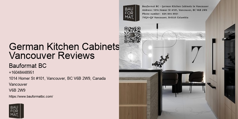 German Kitchen Cabinets Vancouver Features