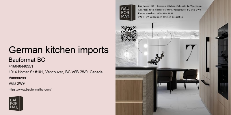 Vancouver's innovative German kitchen cabinet makers