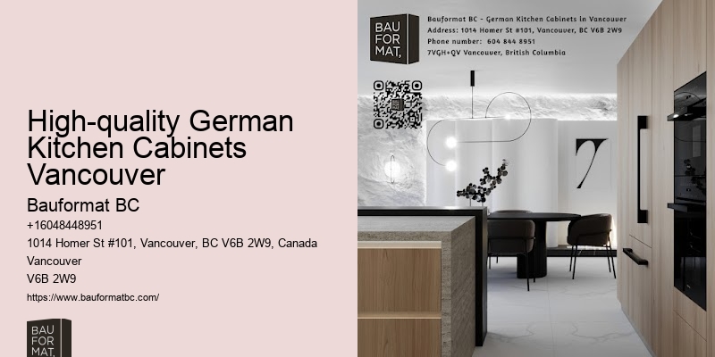 German Kitchen Cabinets Vancouver Advantages