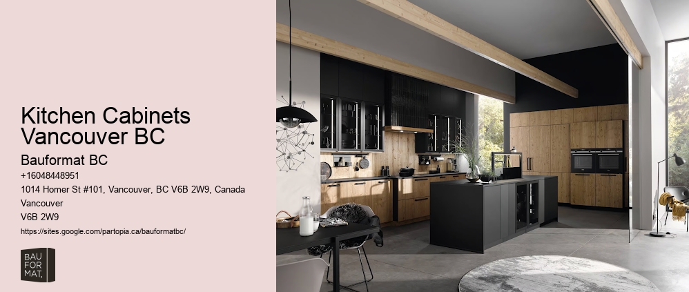 Vancouver's contemporary kitchen cabinet specialists