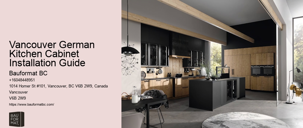 High-quality German Kitchen Cabinets Vancouver