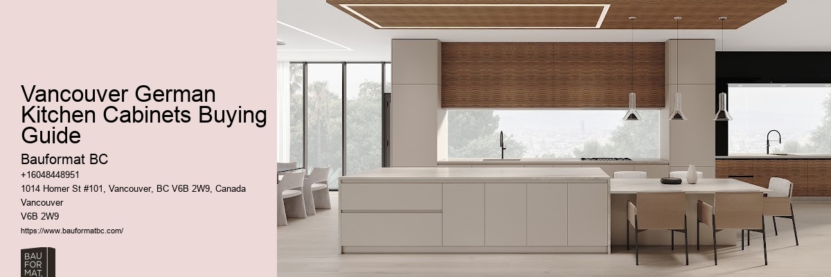 German-inspired kitchen cabinet designers Vancouver