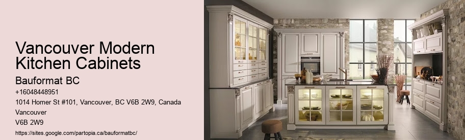 Vancouver Modern Kitchen Cabinets