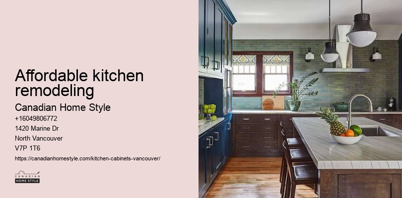 Elegant kitchen cabinets Vancouver