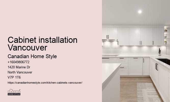 Vancouver kitchen cabinet remodeling