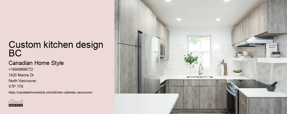 Vancouver custom kitchen cabinets cost