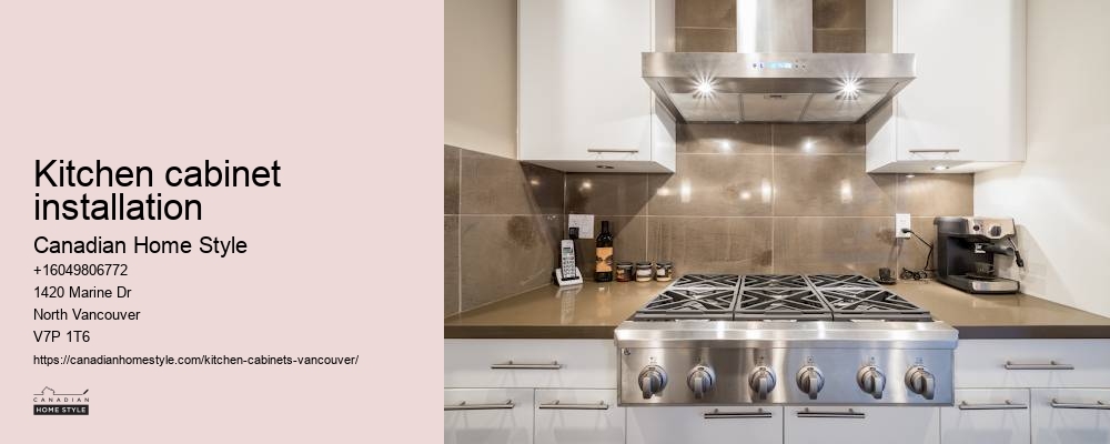 Modern kitchen design Vancouver