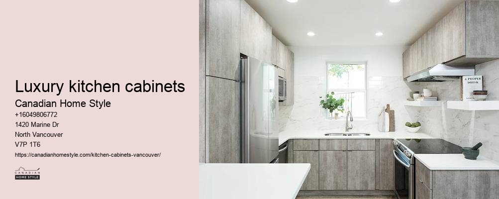 Luxury cabinet finishes