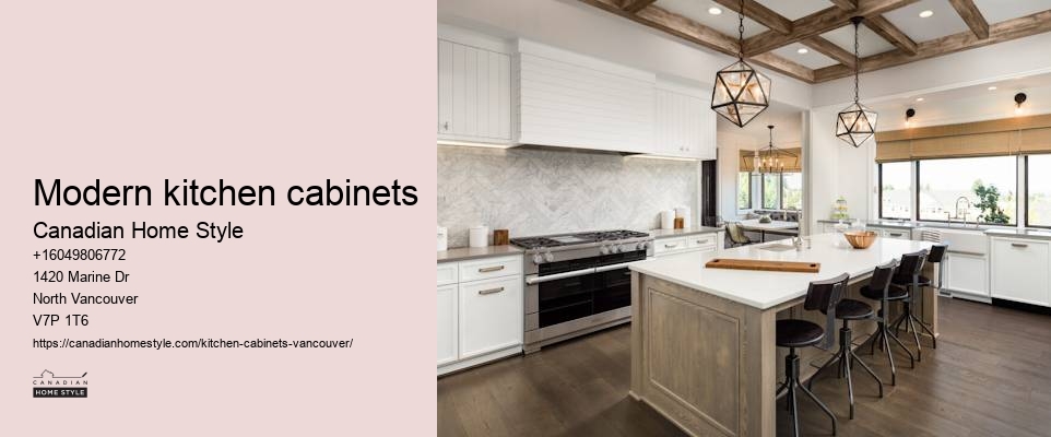 Modern kitchen cabinets Vancouver