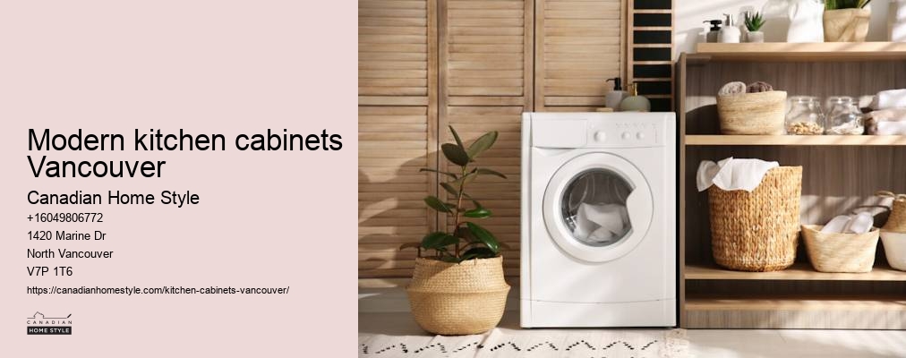 Eco-friendly kitchen cabinet options Vancouver