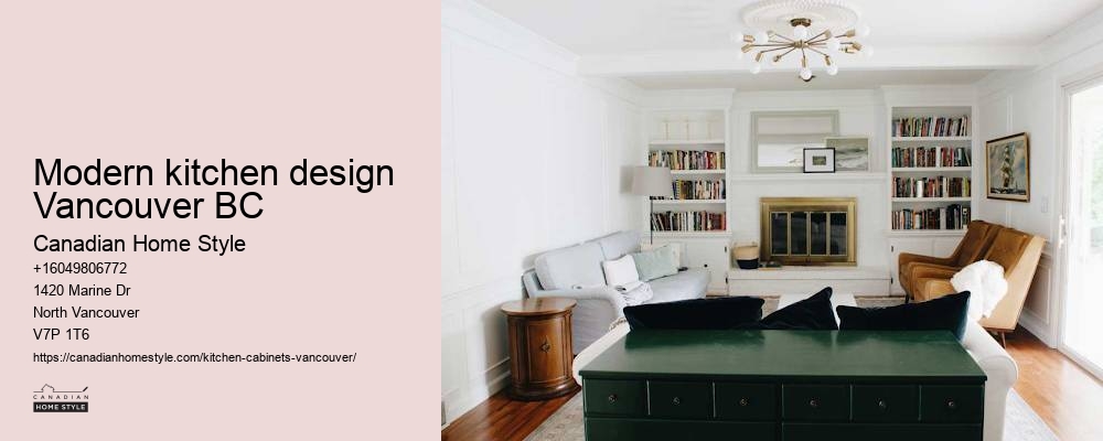 Custom kitchen design in Vancouver