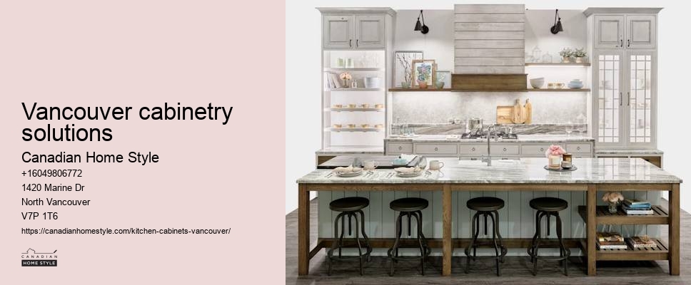 Custom kitchen cabinet installation Vancouver