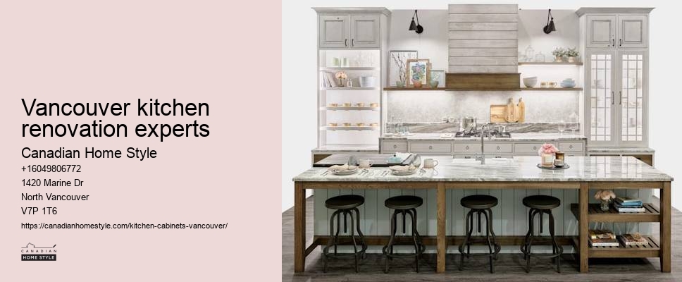 Vancouver modern kitchen remodeling