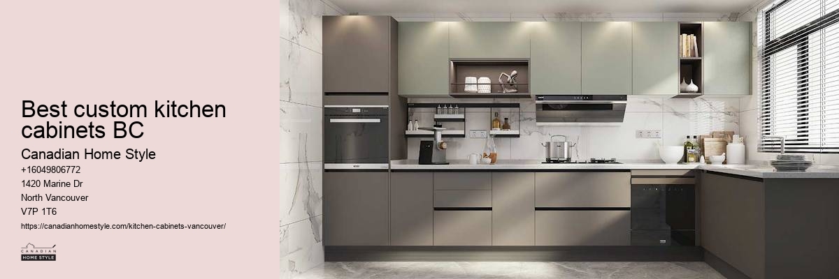 Vancouver bespoke kitchen cabinet designers