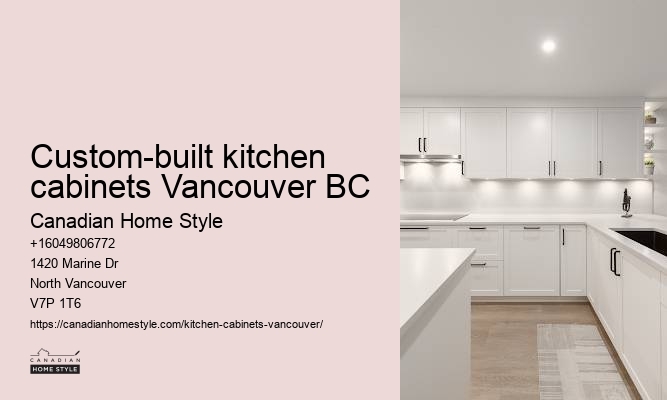 Personalized custom kitchen cabinets Vancouver