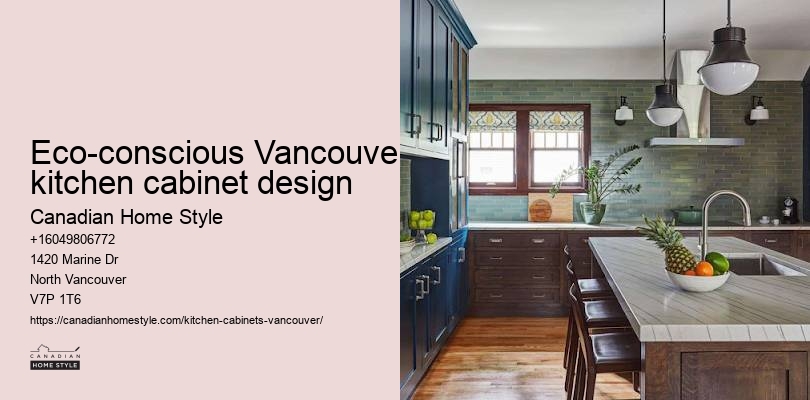 Sleek modern kitchen cabinets Vancouver