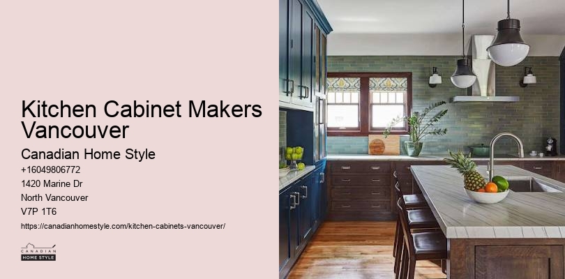 Vancouver contemporary kitchen cabinetry