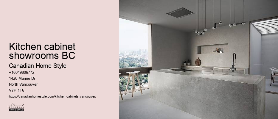 Elegant modern kitchen cabinets Vancouver