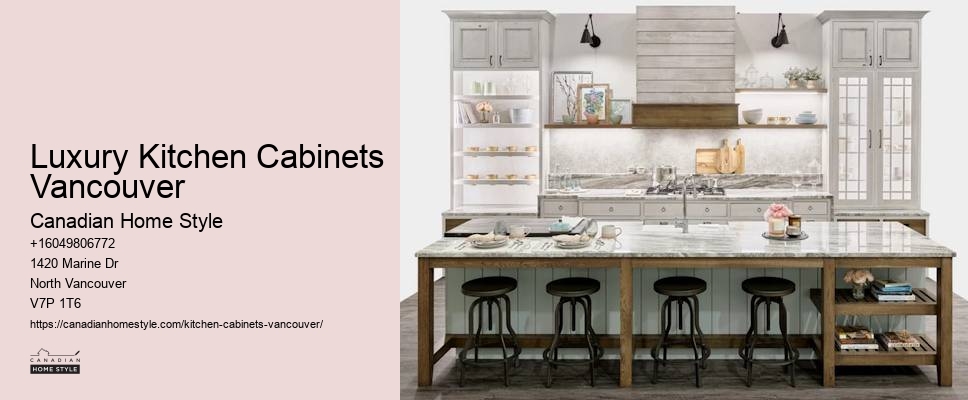 High-end kitchen cabinetry Vancouver