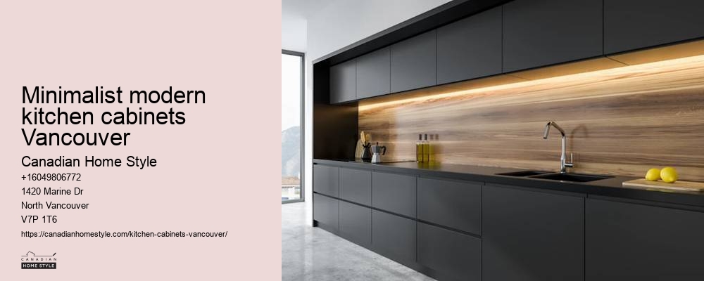 Expansive kitchen cabinet showroom Vancouver