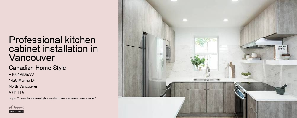 Vancouver kitchen cabinet renovation services