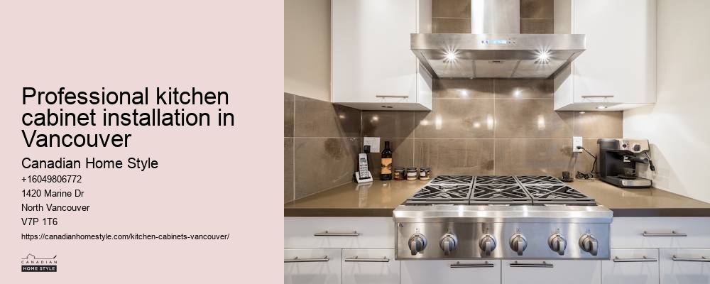 Custom Kitchen Cabinet Contractors Vancouver