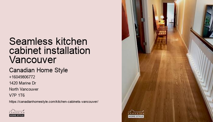 Hip kitchen cabinet installation Vancouver