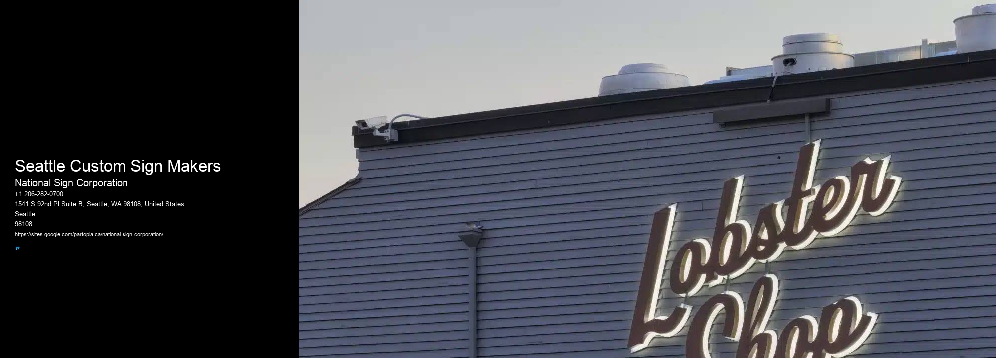 Seattle Custom Sign Makers