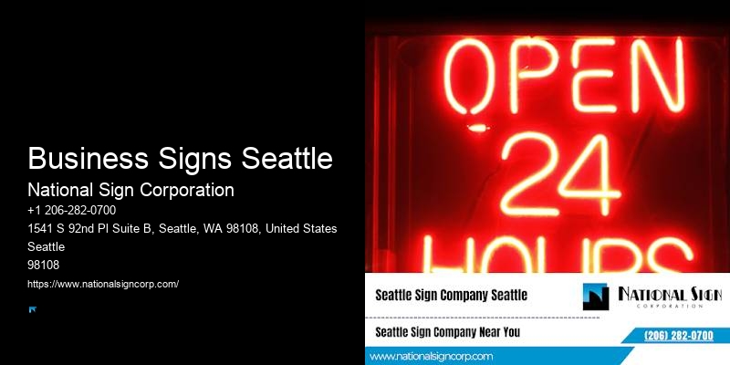 LED Channel Letter Signs Business Signs Seattle