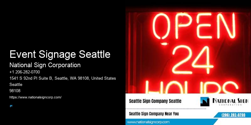 Custom Neon Letter Signs Event Signage Seattle