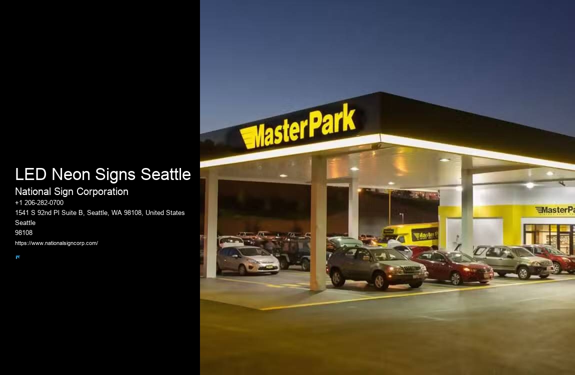 Outdoor LED Halo Letter Signs LED Neon Signs Seattle