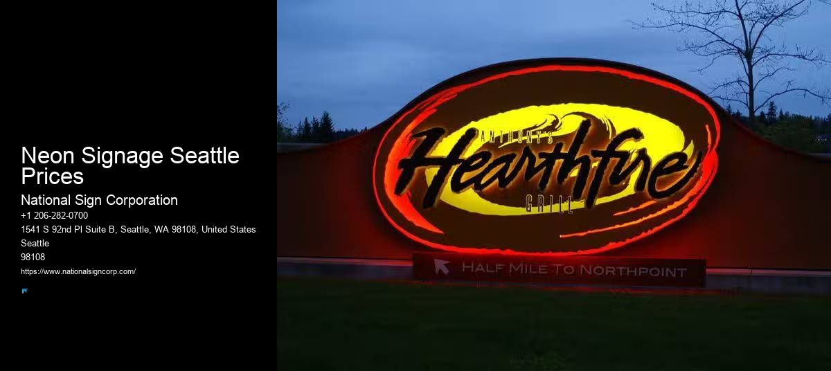 High-Quality RGB Signs Neon Signage Seattle Prices