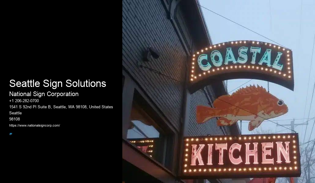 Seattle Sign Solutions Sign Company