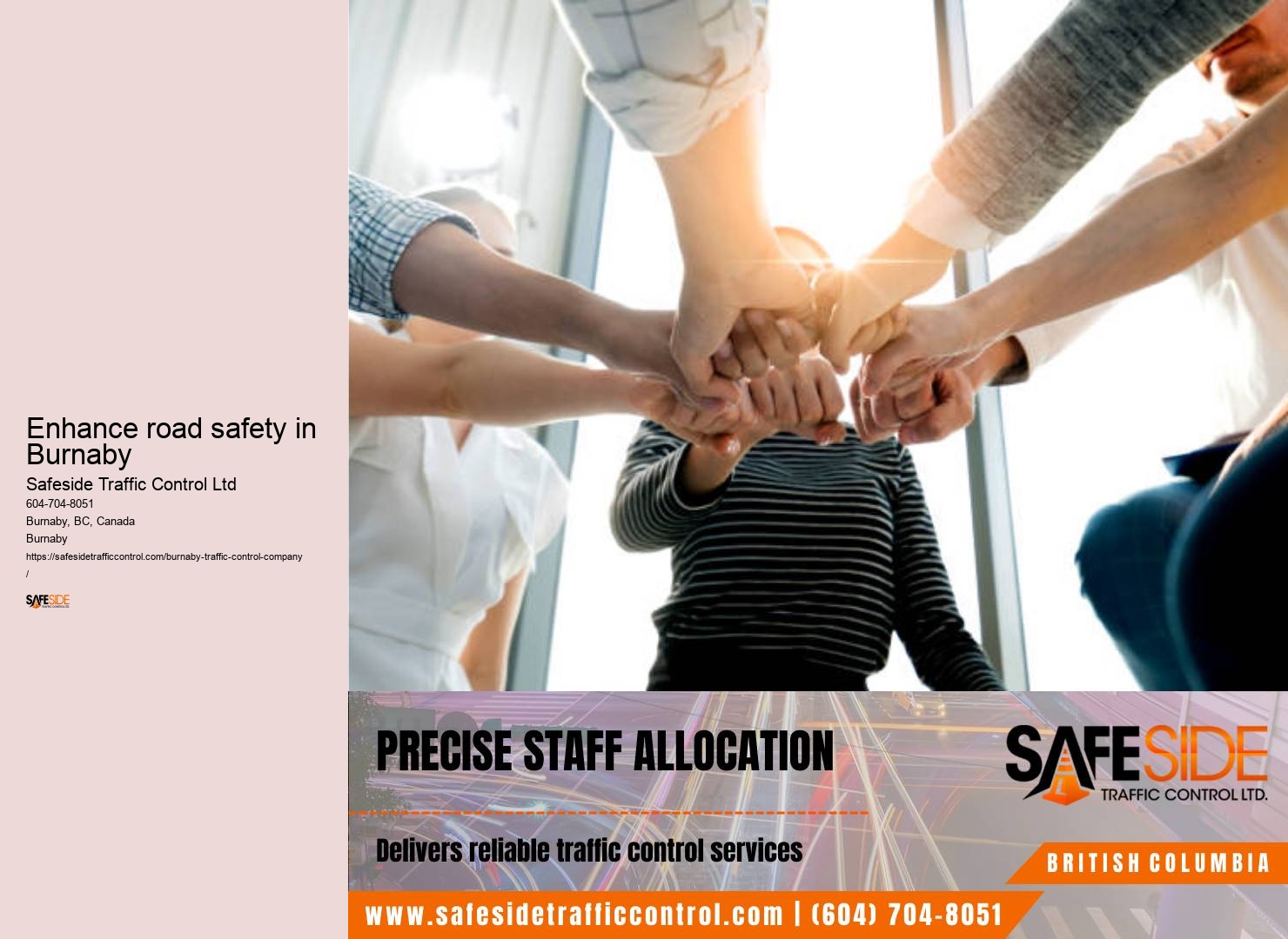 Obtain traffic control certification online Burnaby