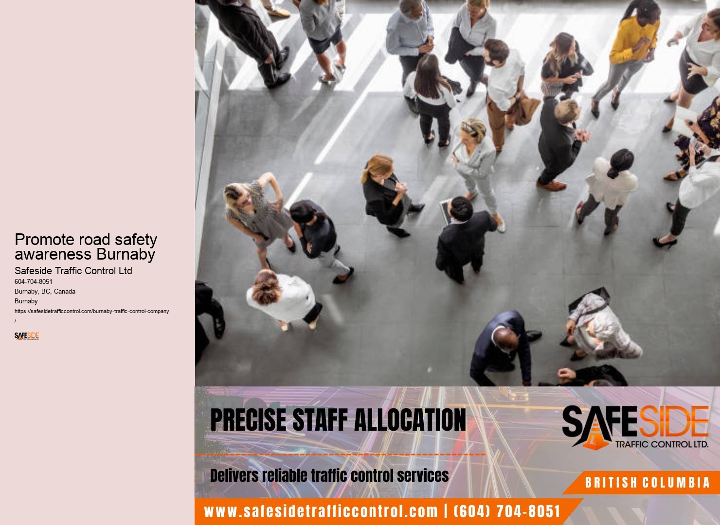 Targeted traffic control services Burnaby