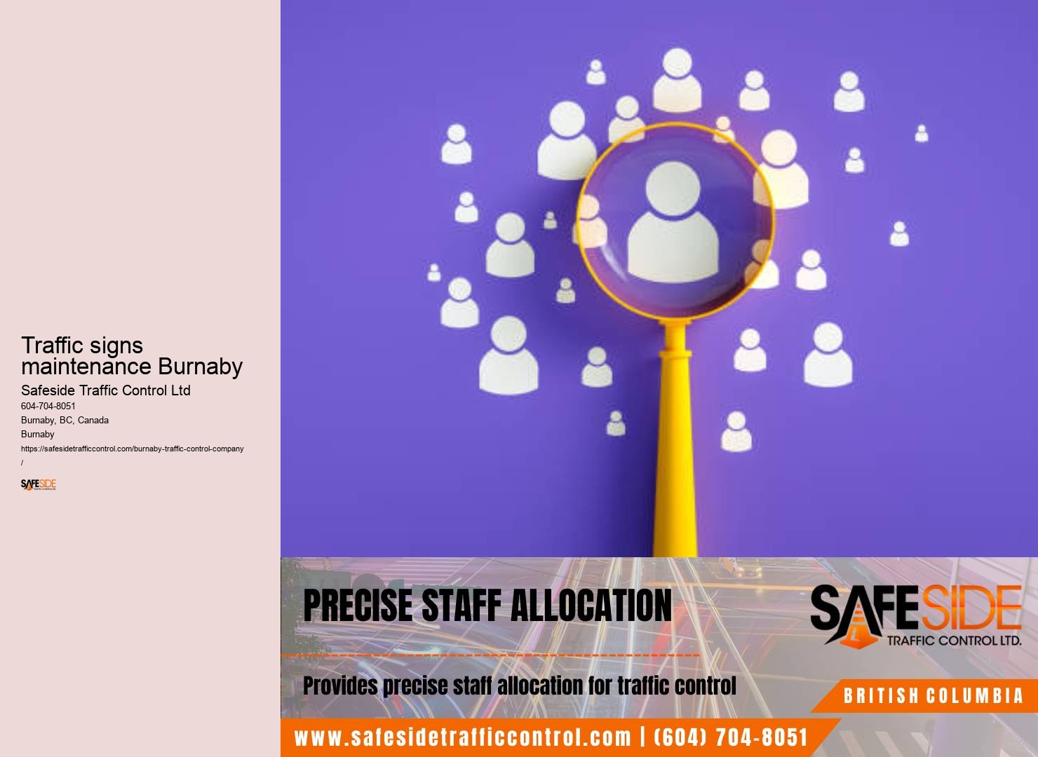 Agile traffic control strategies Burnaby