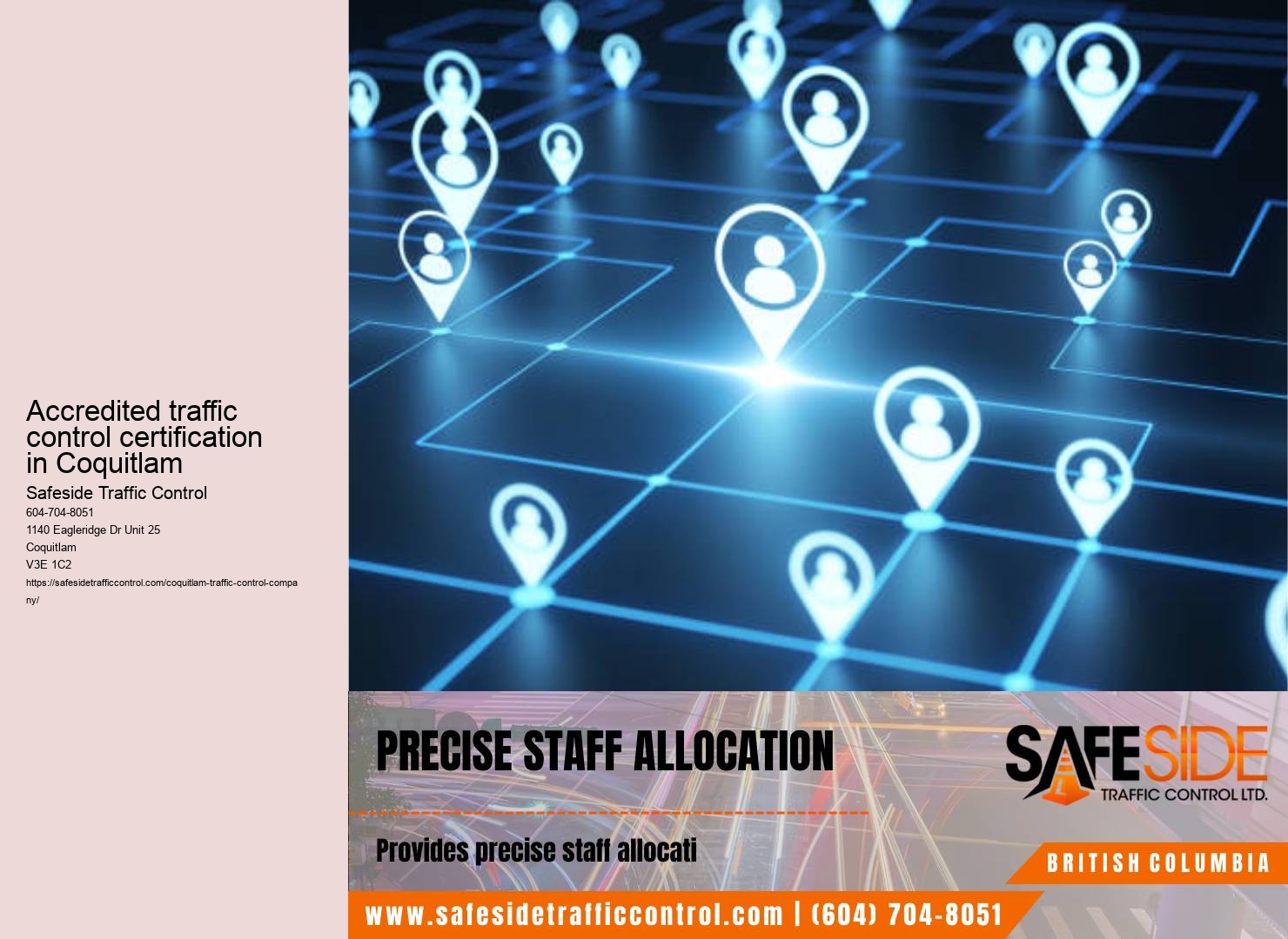 Compliance with traffic control regulations Coquitlam