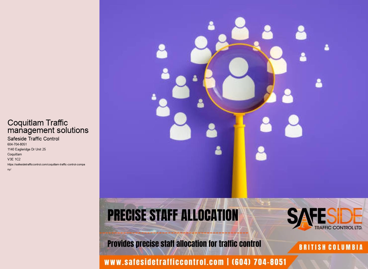 Eye-catching traffic signage design and installation services in Coquitlam