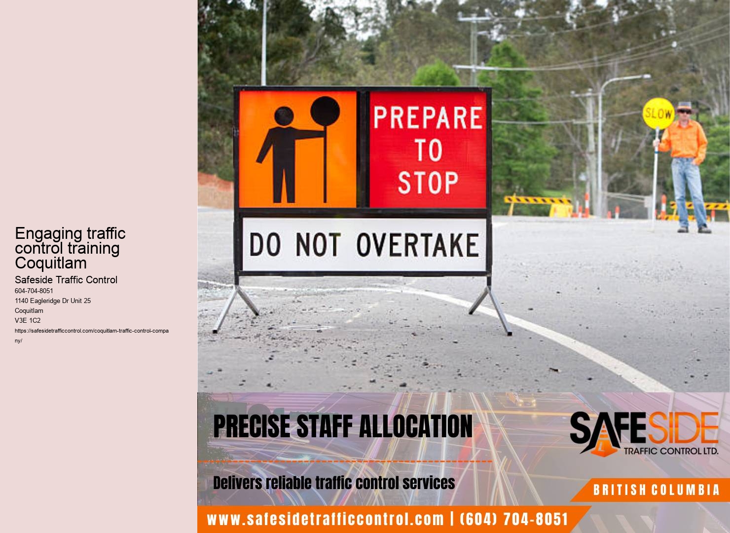 Construction traffic management solutions Coquitlam