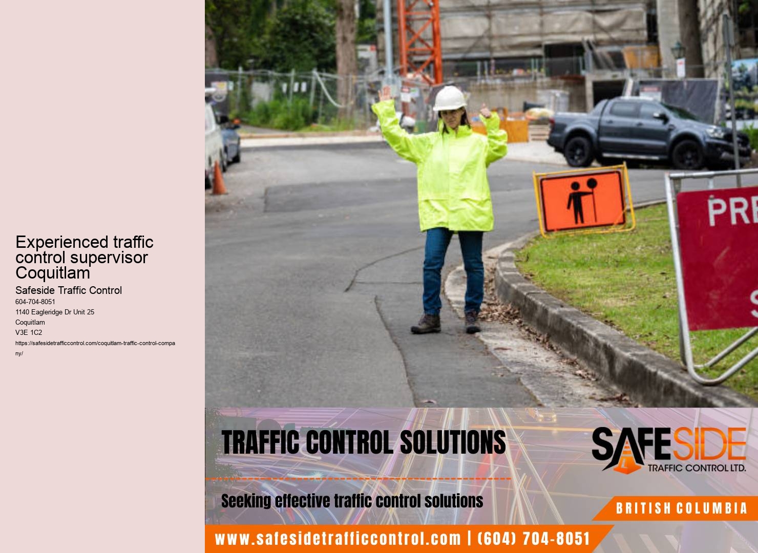 Roadwork safety equipment Coquitlam
