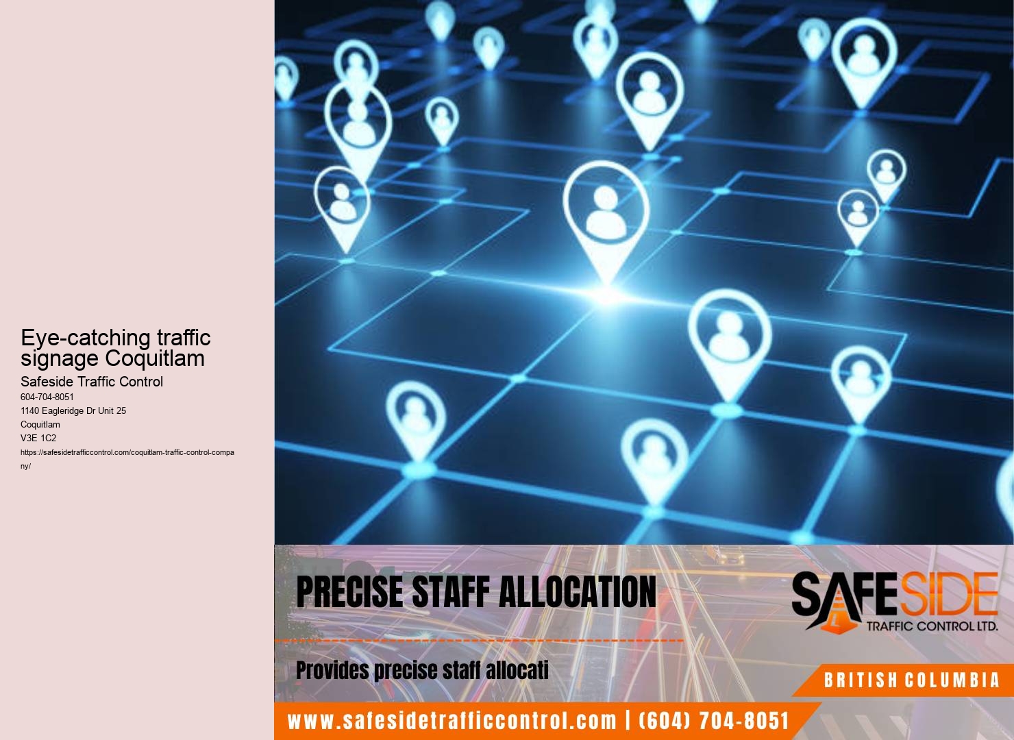 Coquitlam traffic control flaggers