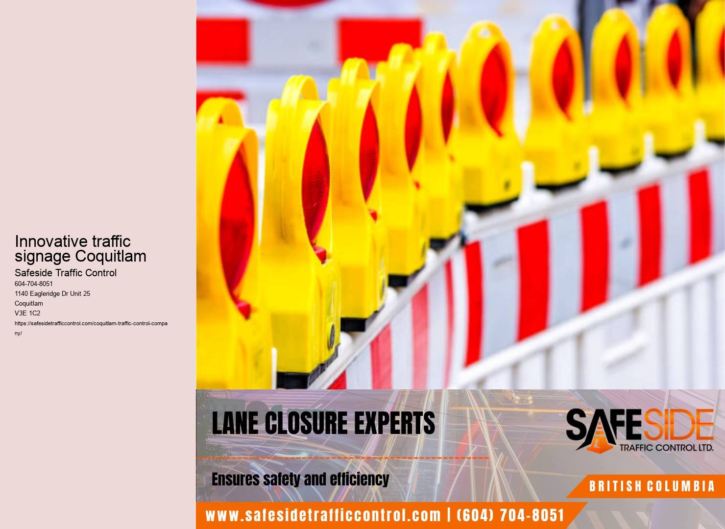 Coquitlam traffic cone supplier