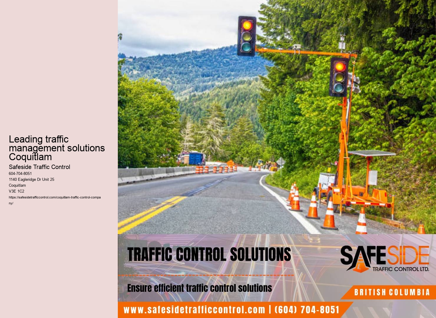 Traffic control equipment sales and rental Coquitlam