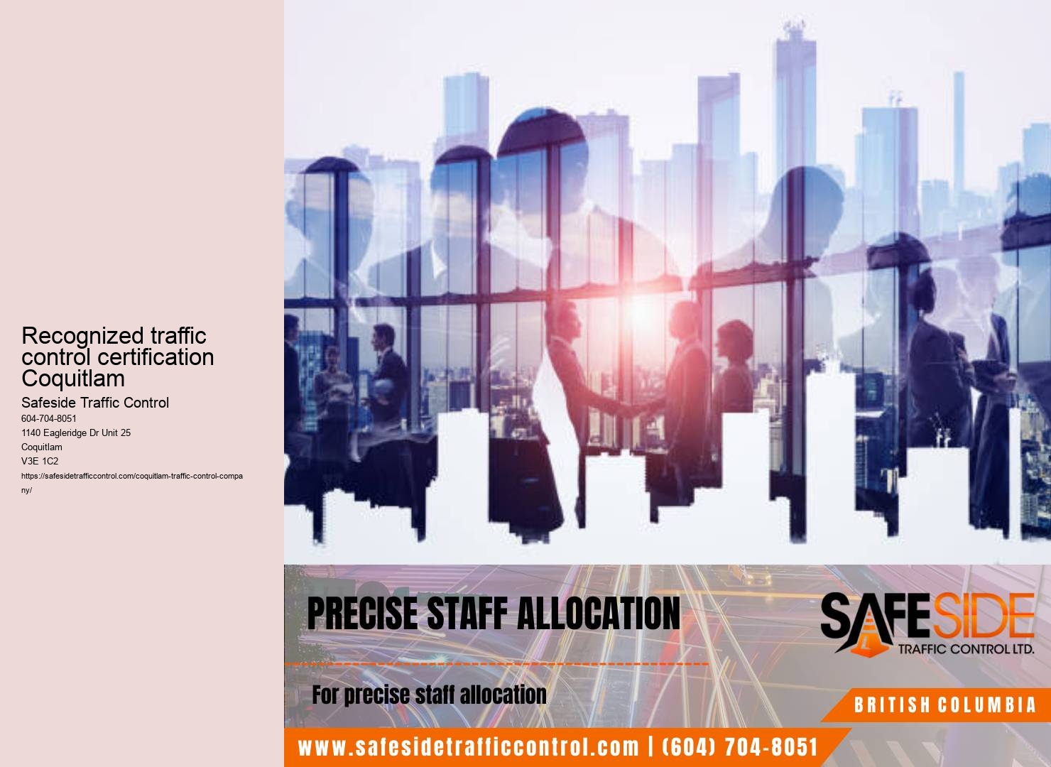 Construction zone safety solutions Coquitlam