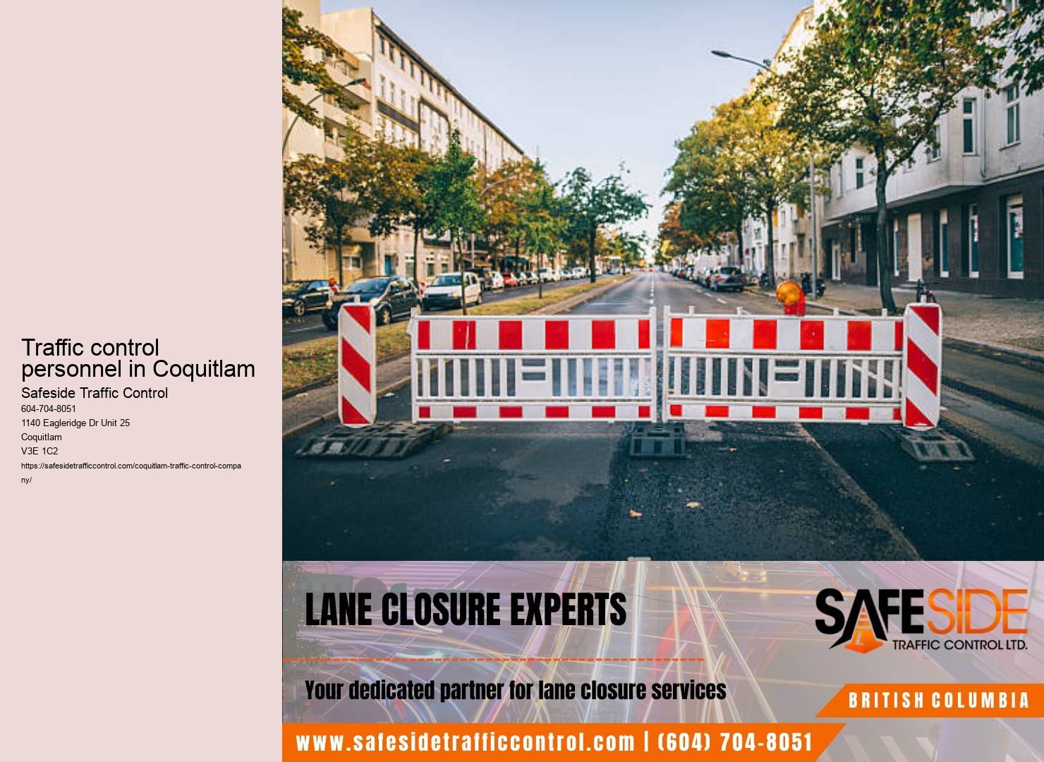 Coquitlam road closure coordination